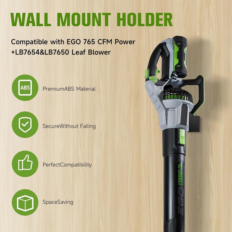 Rtmatoyar حامل جداري لم吹 الأوراق متوافق مع EGO 765 CFM Power+ LB7654 و LB7650، حامل جداري من ABS الأسود لتخزين吹 الأوراق - Image 2